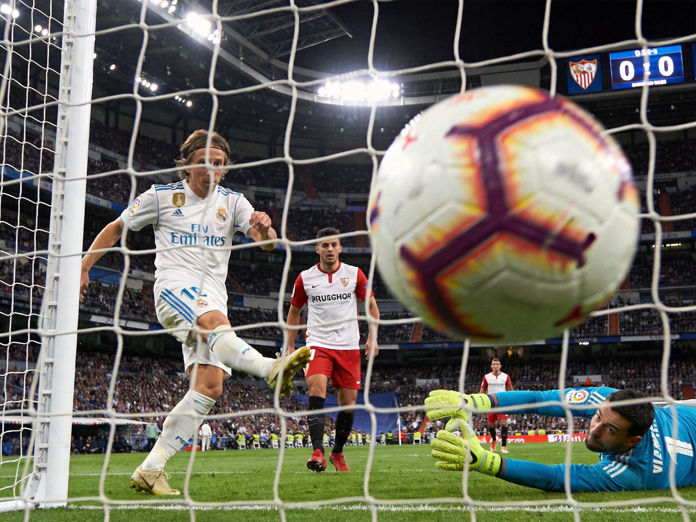 米兰战报：皇马绝杀塞维利亚进球集锦